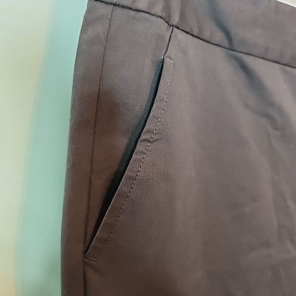 Body By Victoria Womens Dress Pants Flared The Kate Fit Gray Pockets VS Size 4 - Picture 7 of 14